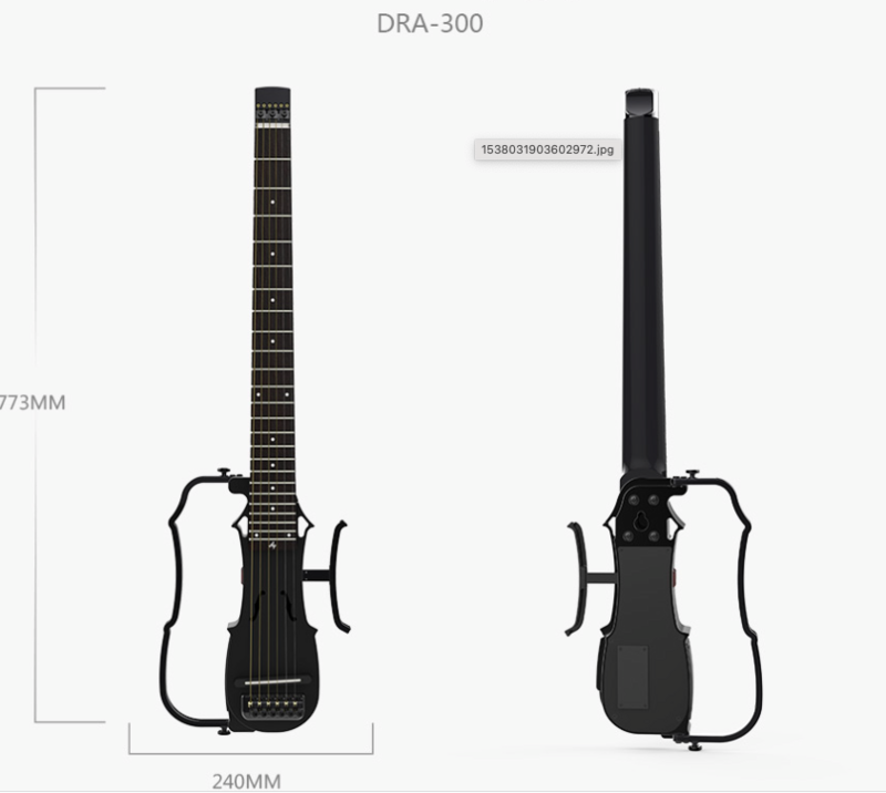 ALP DRA-300摺疊電結他