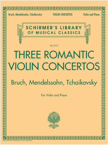 Three Romantic Violin Concertos (G. Schirmer) 