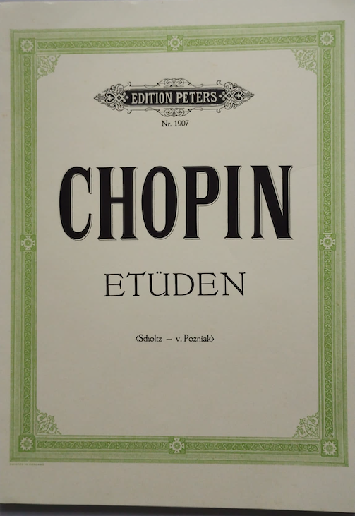 CHOPIN ETUDEN（Edition Peters）