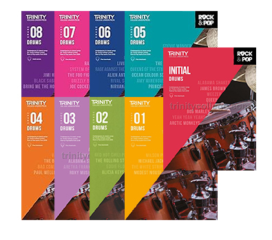 Trinity Rock & Pop Drums 2018 w/Audio Download