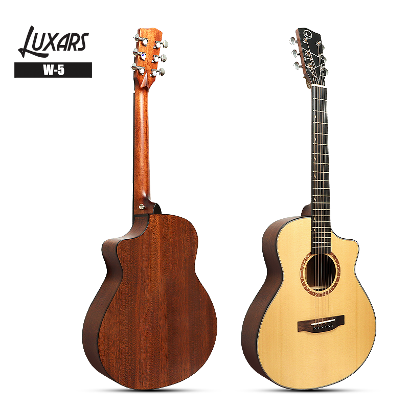 LUXARS W-5 雲杉面單板36寸民謠電木結他 (配TE-30C Pickup)