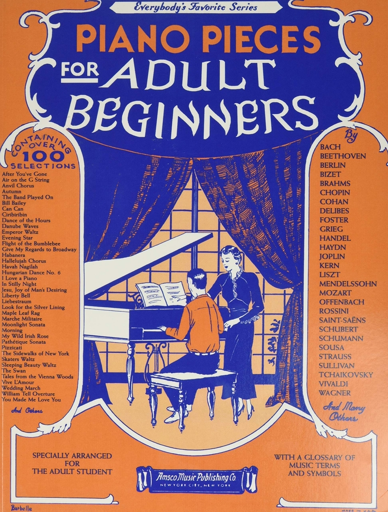 Piano Pieces for adult beginners