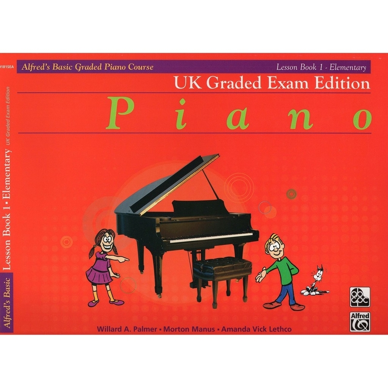 Alfred's Basic Graded Piano Course Lesson Book 1．Elementary